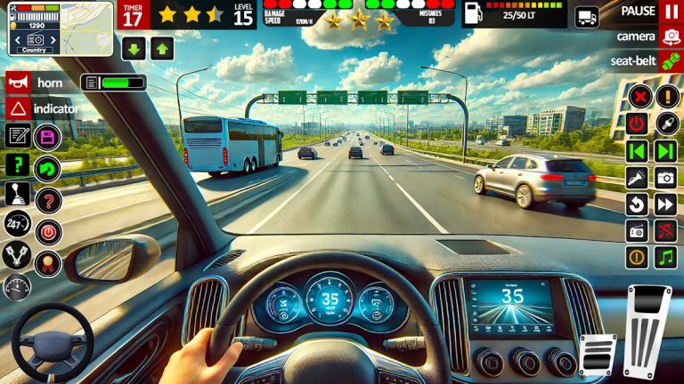Driving School 3D : Car Games для Android — скриншот 5