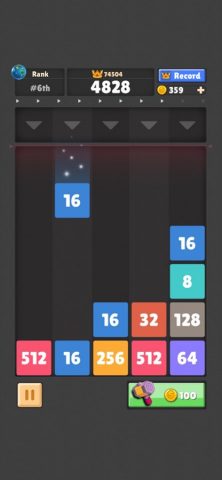 Drop The Number : Merge Puzzle для iOS — скриншот 1