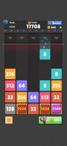 Drop The Number : Merge Puzzle для iOS — скриншот 3