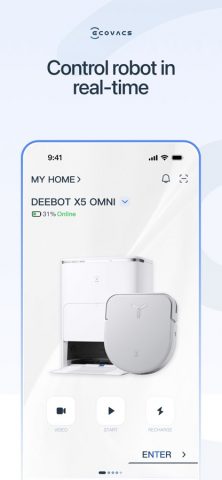 ECOVACS HOME для iOS — скриншот 1