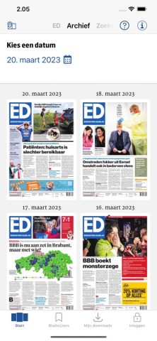 ED — Digitale krant для iOS — скриншот 2