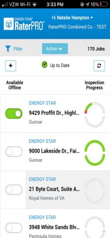 ENERGY STAR™ RaterPRO для iOS — скриншот 1