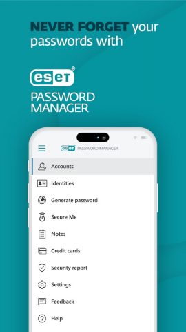 ESET Password Manager для Android — скриншот 1