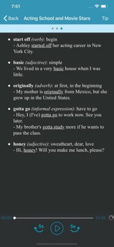 ESL English Listening Test для iOS — скриншот 5