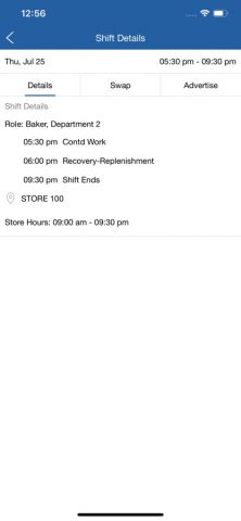 ESS 41 — Reflexis One для iOS — скриншот 2