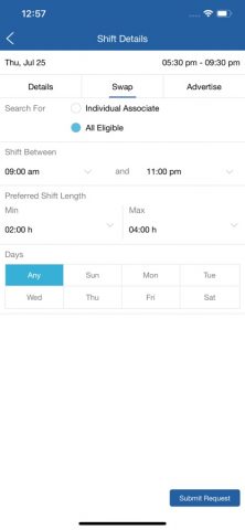 ESS 41 — Reflexis One для iOS — скриншот 3