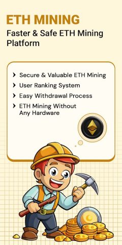 ETH Cloud Miner- Earn Ethereum для Android — скриншот 1
