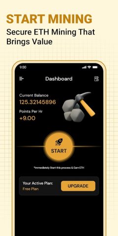 ETH Cloud Miner- Earn Ethereum для Android — скриншот 2