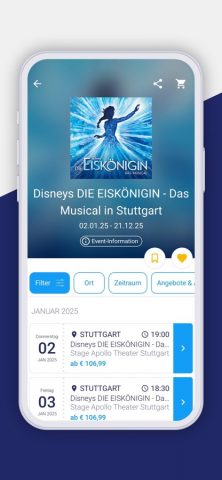 EVENTIM DE: Tickets für Events для iOS — скриншот 2