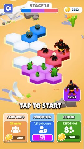 Monster Evolution Wars для Android — скриншот 1