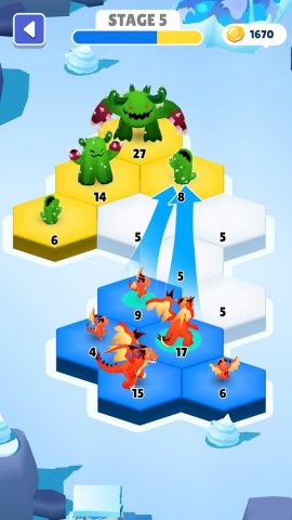 Monster Evolution Wars для Android — скриншот 2