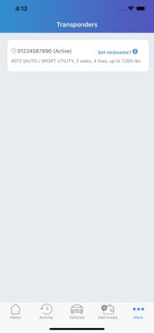 EZ Tolls MA для iOS — скриншот 4