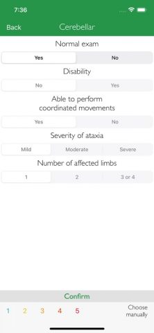 Easy EDSS Score для iOS — скриншот 3