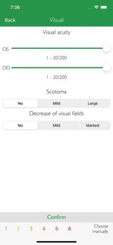 Easy EDSS Score для iOS — скриншот 5
