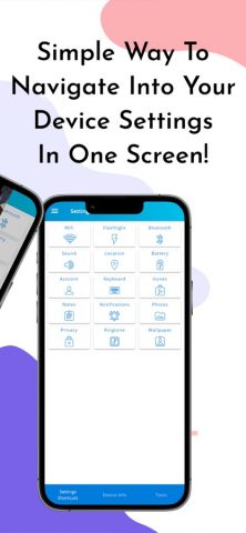 Easy Settings Manager для iOS — скриншот 2