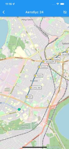 Easy Transit Таллинн для iOS — скриншот 4