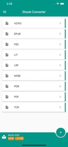 Ebook Converter для iOS — скриншот 1