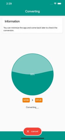 Ebook Converter для iOS — скриншот 3