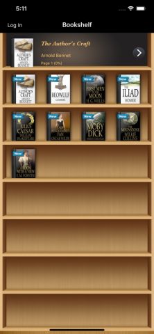 Ebook Reader для iOS — скриншот 1