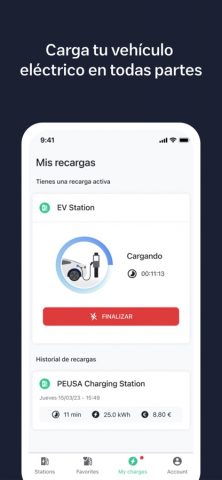 Electromaps: Puntos de recarga для iOS — скриншот 4