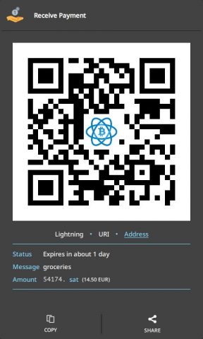 Electrum Bitcoin Wallet для Android — скриншот 4