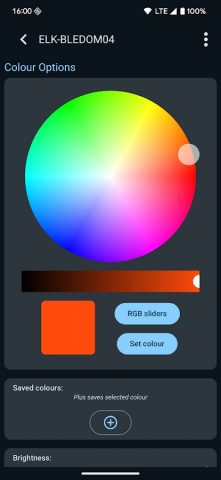 Elkotrol — LED Strip Control для Android — скриншот 3