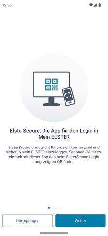 ElsterSecure — sicherer Login для Android — скриншот 1