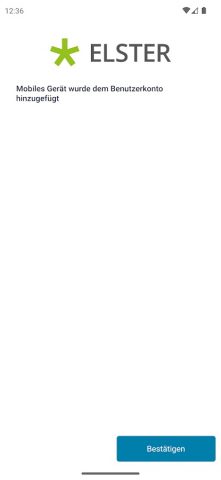 ElsterSecure — sicherer Login для Android — скриншот 5