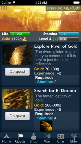 Elven Blood — Dark Fantasy RPG для iOS — скриншот 4