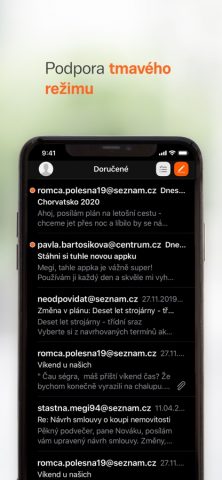 Email.cz для iOS — скриншот 3