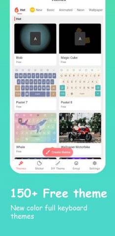 Emoji Keyboard: Fonts, Emojis для Android — скриншот 1