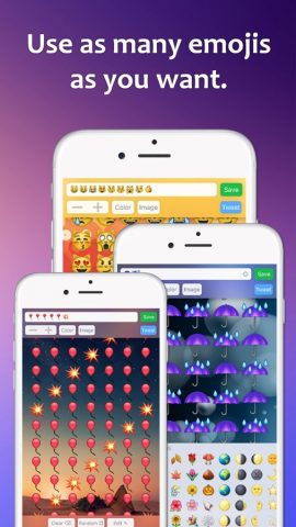 Emoji Wallpaper – design HD wallpapers with emojis для iOS — скриншот 4