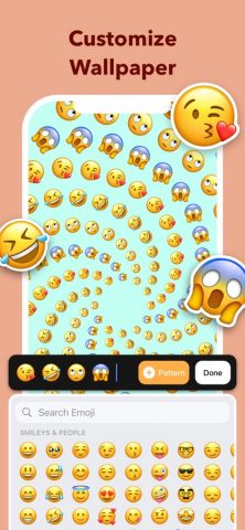 Emoji Wallpapers Maker для iOS — скриншот 1