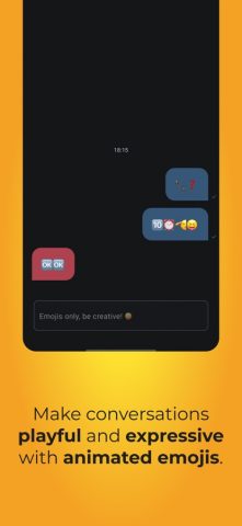 Emojichat — Emoji-Only Chat для iOS — скриншот 4