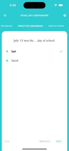 English Grammar Book для iOS — скриншот 3