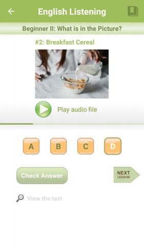 English Listening для Android — скриншот 4