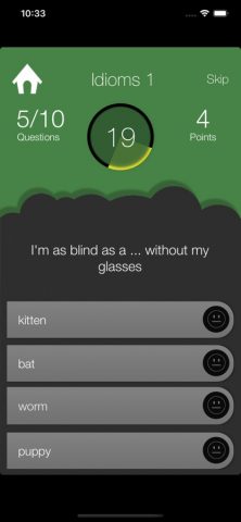 English Quiz: Test Your Level для iOS — скриншот 1
