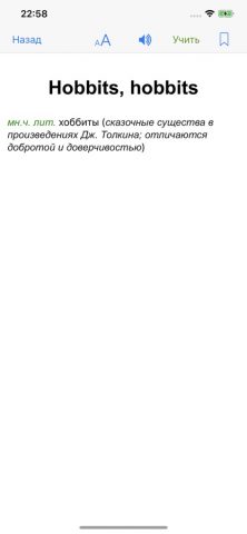 English-Russian Dictionary для iOS — скриншот 5