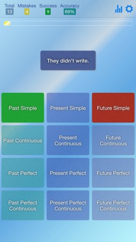 English Tenses — Practice для iOS — скриншот 1