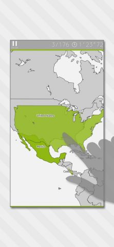 EnjoyLearning World Map Puzzle для iOS — скриншот 2