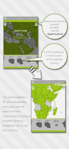 EnjoyLearning World Map Puzzle для iOS — скриншот 3