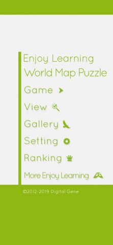 EnjoyLearning World Map Puzzle для iOS — скриншот 5