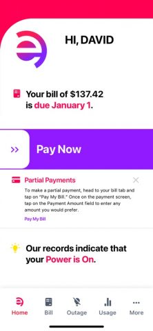 Entergy для iOS — скриншот 1