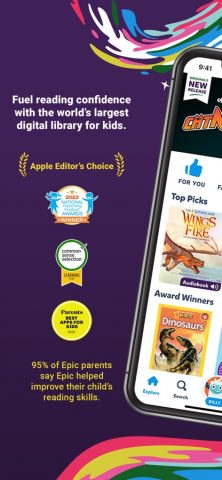 Epic — Kids’ Books & Reading для iOS — скриншот 1