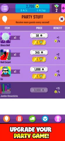 Epic Party Clicker для iOS — скриншот 2