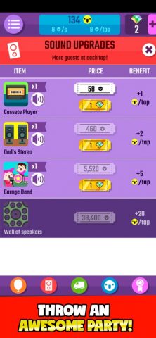 Epic Party Clicker для iOS — скриншот 3