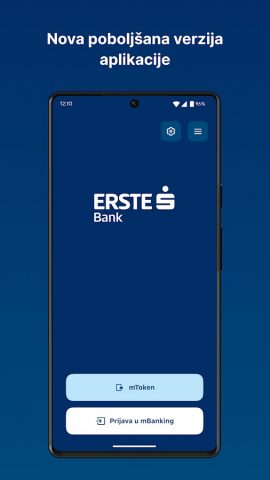 Erste mBanking для Android — скриншот 1