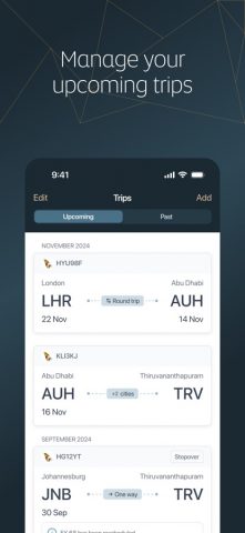 Etihad для iOS — скриншот 2