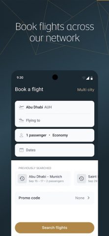Etihad для Android — скриншот 2