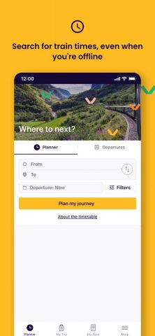 Eurail/Interrail Rail Planner для iOS — скриншот 1